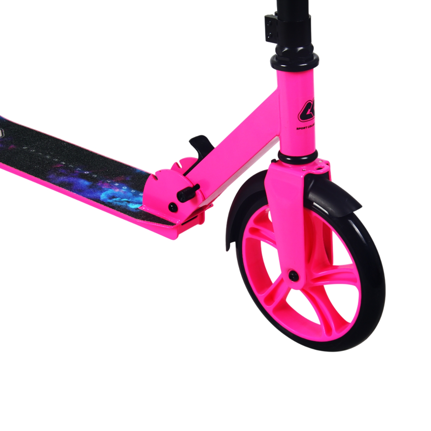 Самокат 200мм Sport Collection CK-SA200-1 pink (фонарь и наклейка в подарок)