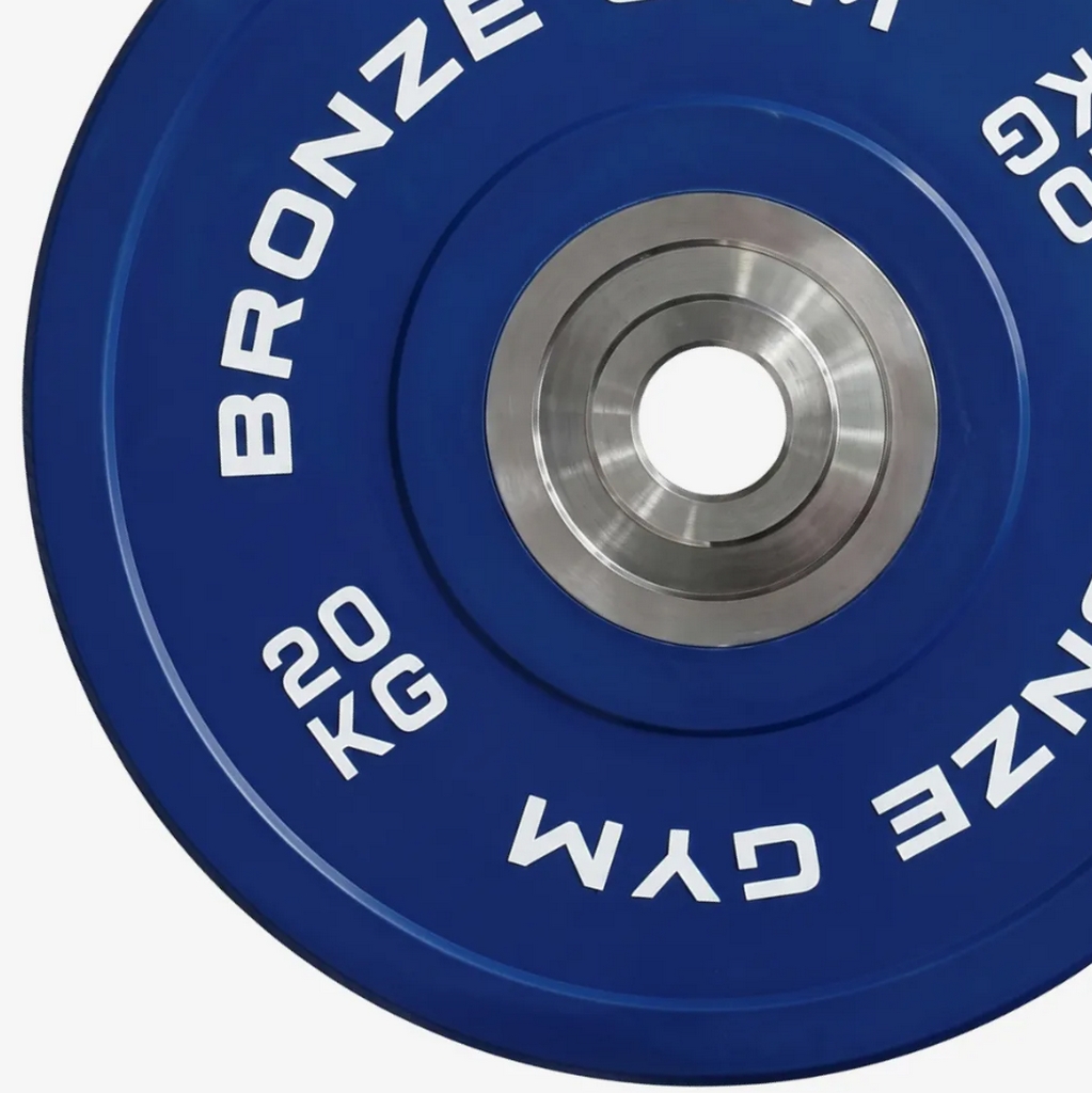 Диск олимпийский тяжелоатлетический 20 кг Bronze Gym BGPLWL200 синий