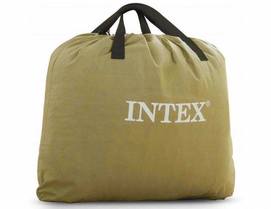 Надувная кровать Intex Queen Dura-Beam Pillow Rest Classic Airbed 203х152х25см 64143