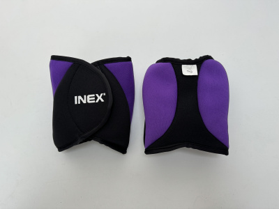 Отягощения для ног фиксированные 1кг, пара Inex IN-AW1KG фиолетовый