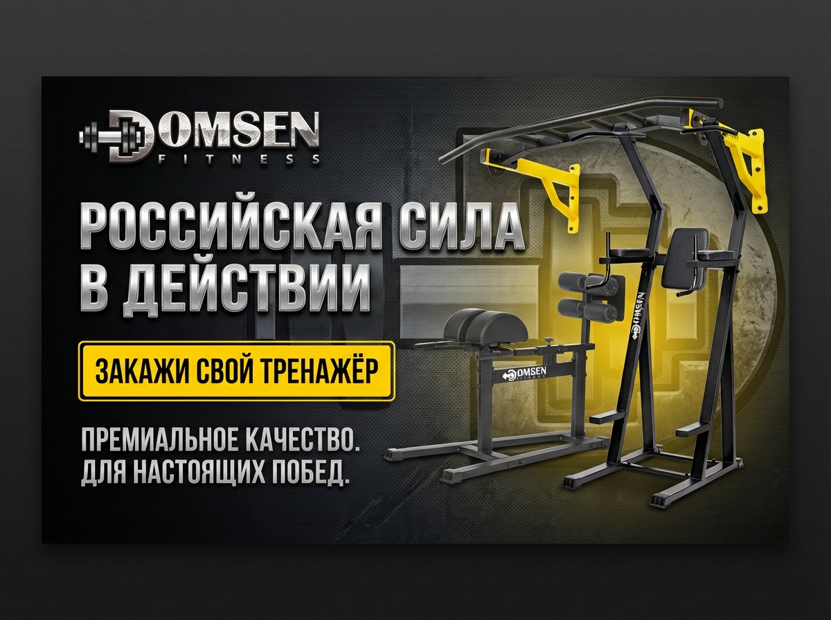 Серия силовых тренажеров Domsen