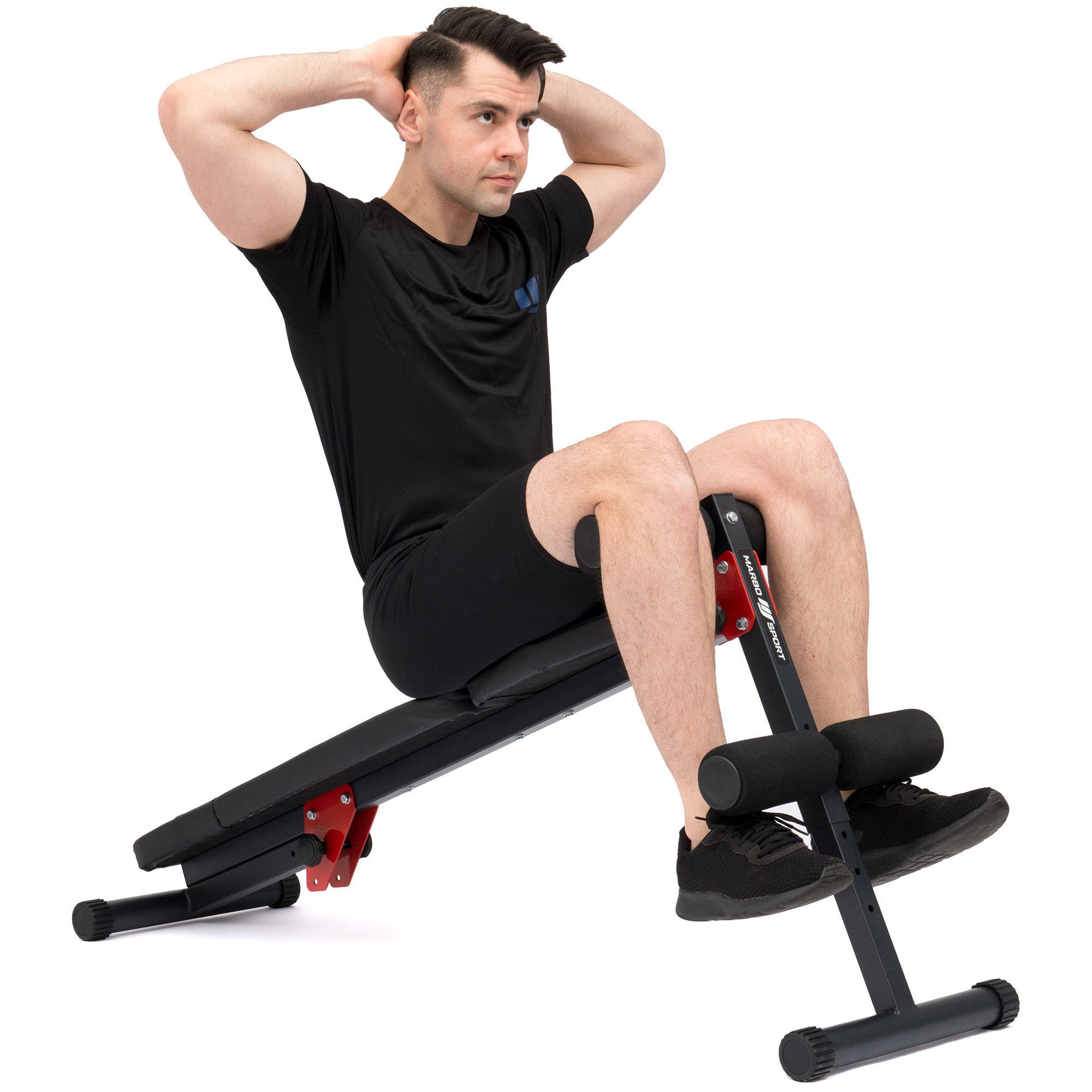 Cкамья для пресса-горизонтальная Marbo MH-L104 | Premium Fitness