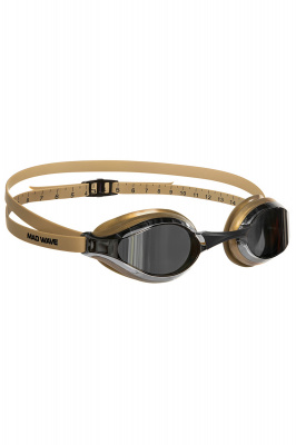 Очки для плавания юниорские Mad Wave Accelerator mirror M0434 06 0 18W Золото