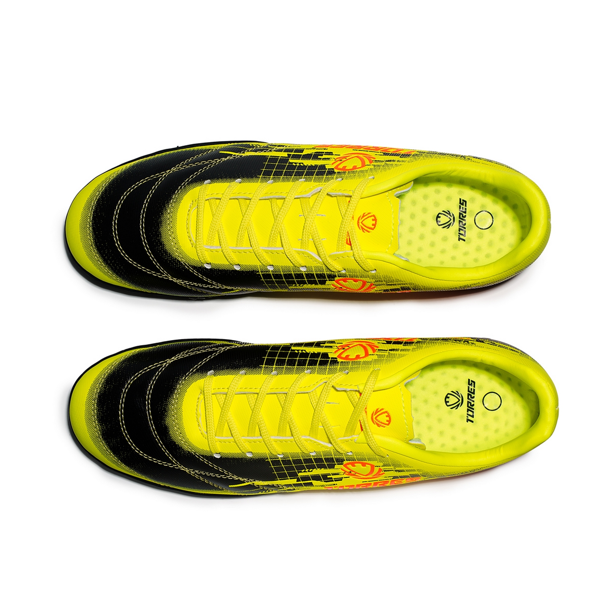 Бутсы футбольные (многошиповки) Torres COPA TS234237-614 чёрно-жёлтый
