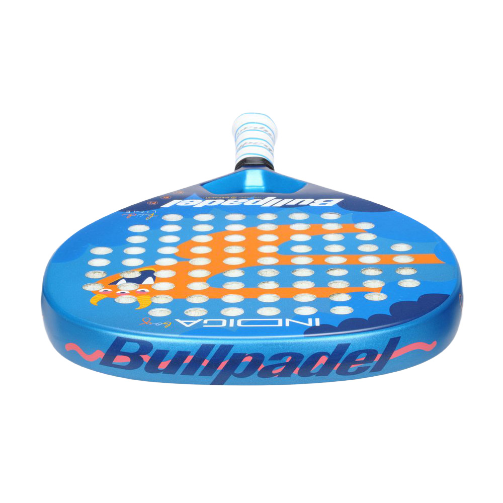 Ракетка для падела, для начинающих, стекловолокно Bullpadel Indiga Jr Boy 26 494422 сине-оранжевый