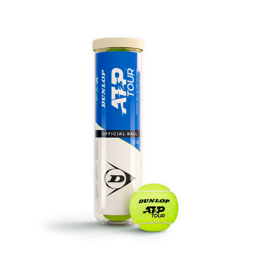 Мяч теннисный, уп.4шт, одобр. ITF, нат.резина,фетр Dunlop ATP Official Tour Premium 4B 601599