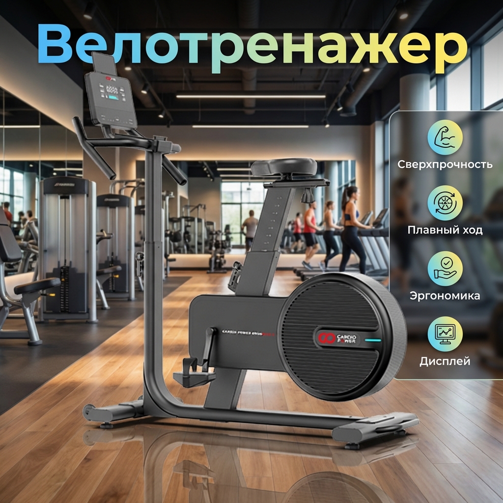 Вертикальный велотренажер CardioPower Ergobike 5
