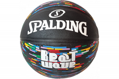 Мяч баскетбольный Spalding E43145 резина №7 (черный)