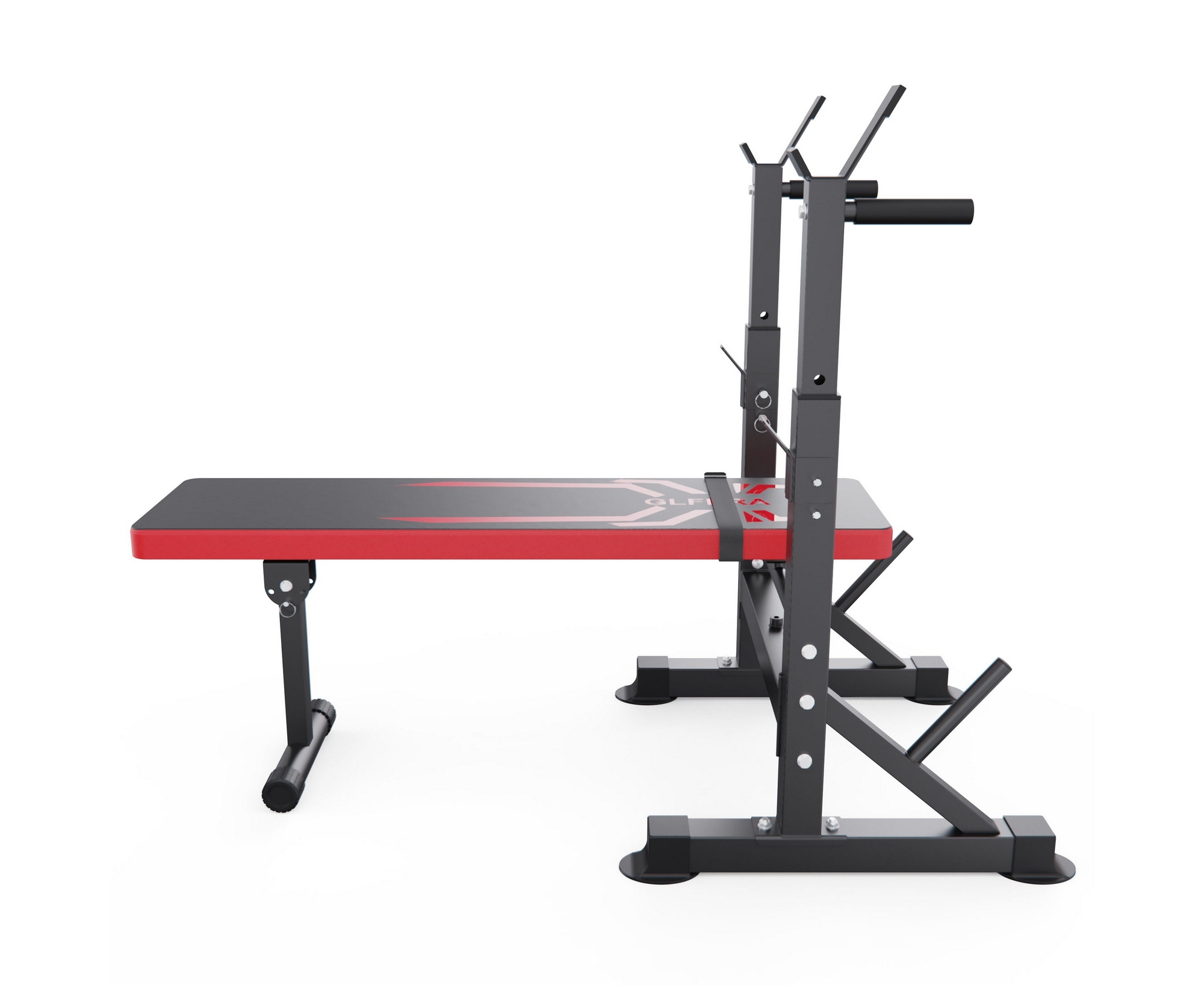 Скамья со стойками под штангу DFC GLFERA 408C | Premium Fitness
