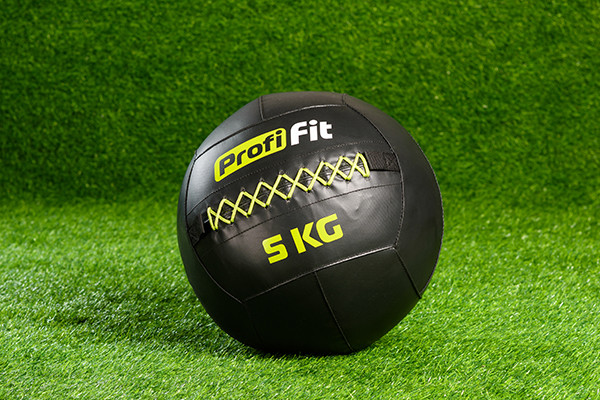 Медицинбол набивной (Wallball) Profi-Fit 5 кг