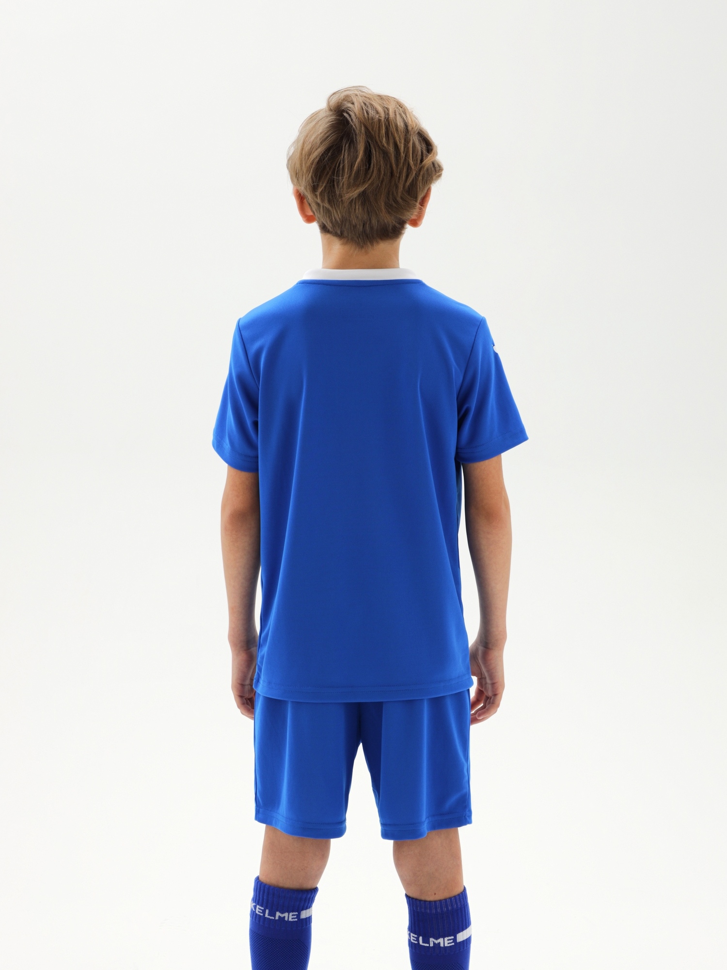 Детская футбольная форма Kelme Short-Sleeved Football Suit 8251ZB3003-481 Blue