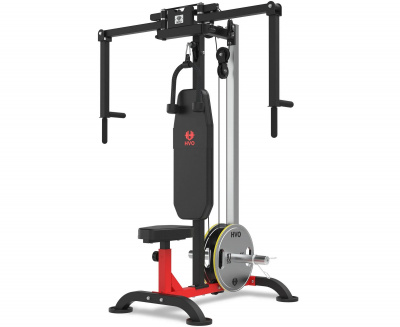 Тренажер сведение и разведение рук, верхняя тяга DFC D2042A | Premium Fitness