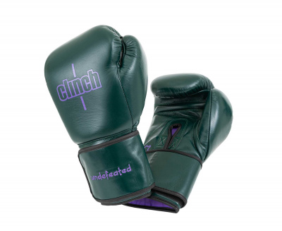 Перчатки боксерские Clinch Undefeated C161 темно-зеленый