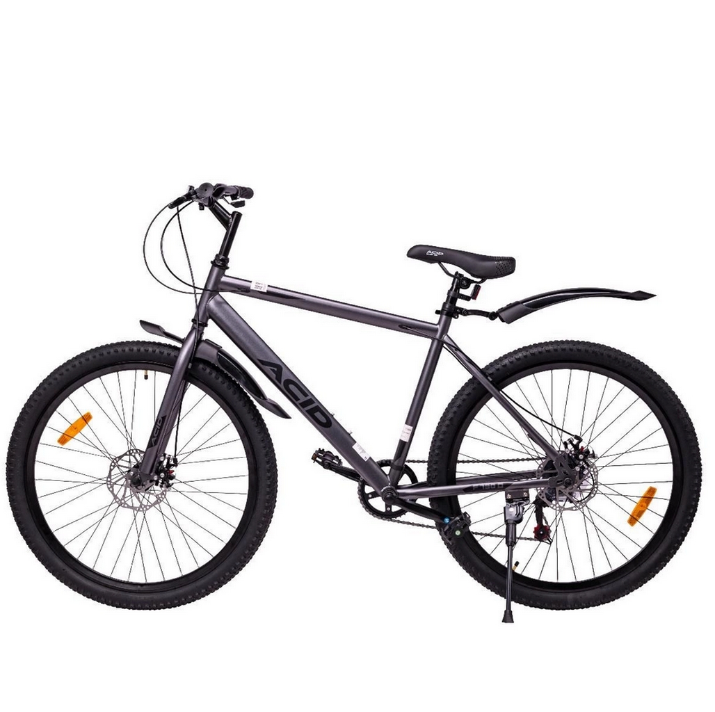 Велосипед 27,5" Acid F 730 D Gray 053976 Flat\Black