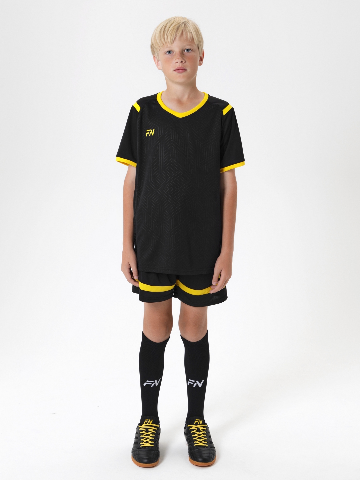 Детская футбольная форма FN Spirit Kid KFN4261018-037 Black\Gold