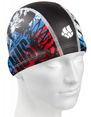 ПУ шапочка Mad Wave Color RUS M0585 03 0 00W черный