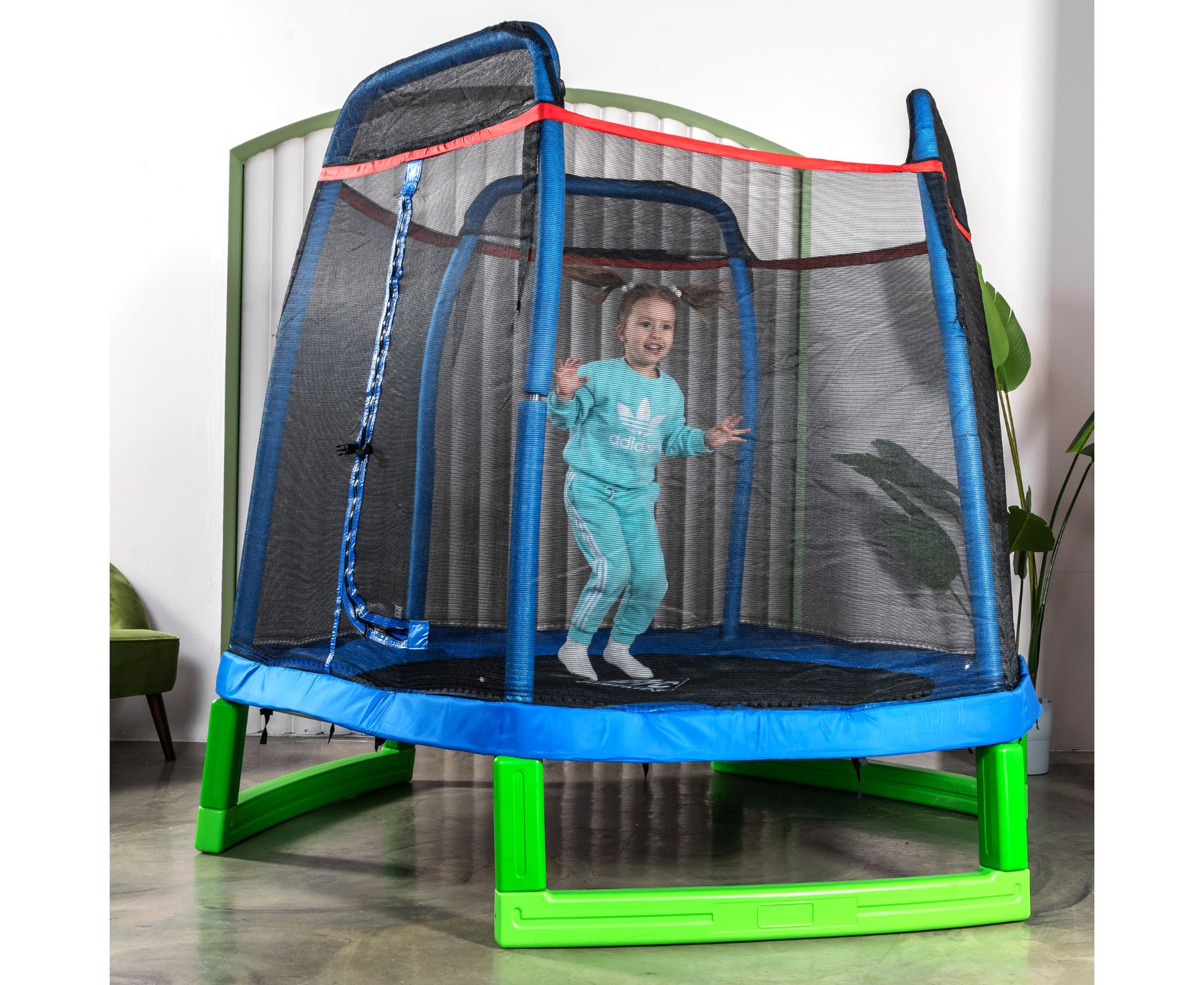 Батут DFC Jump kids 7ft (210см) 7FT-JD-B синий