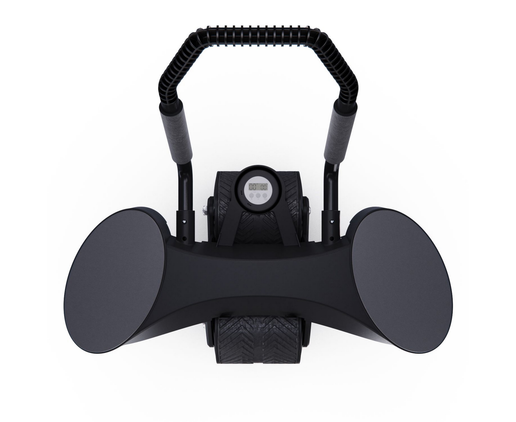 Тренажёр для пресса, с ковриком 34х 17x0,6cм DFC AB Roller SND-Blck черный