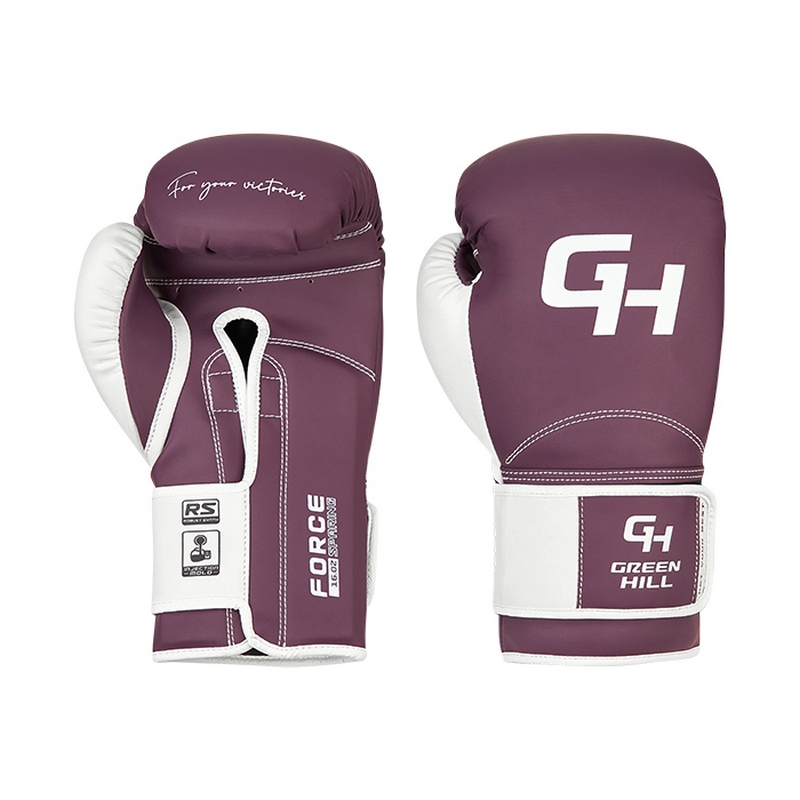 Боксерские перчатки Green Hill Force SPARRING CNBGKS-550 Фиолетово-белый