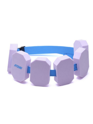 Аквапояс для аквааэробики 12x3x8см Atemi Segment aqua belt, сиреневый