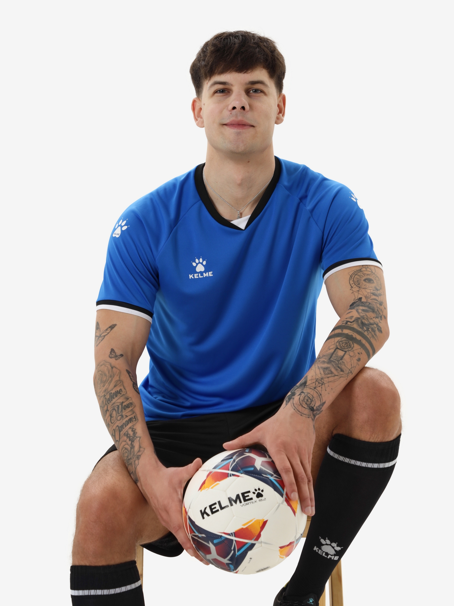 Футбольная форма Kelme Football Uniform Set 8551ZB11084-481 Blue
