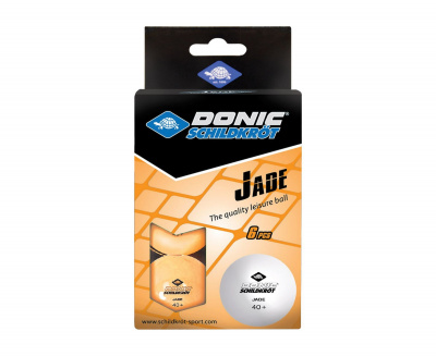 Мячики для настольного тенниса Donic Jade 40+, 6 штук 618378 оранжевый