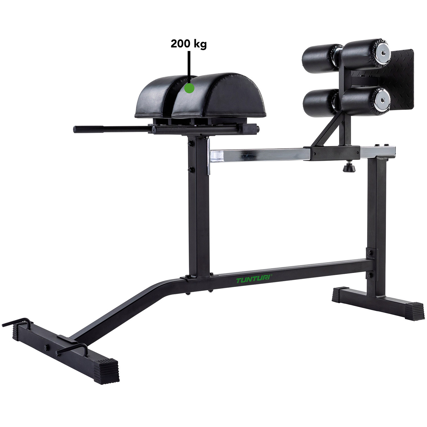 Горизонтальная гиперэкстензия Tunturi GH10 (18TSGH1000) римский стул | Premium Fitness
