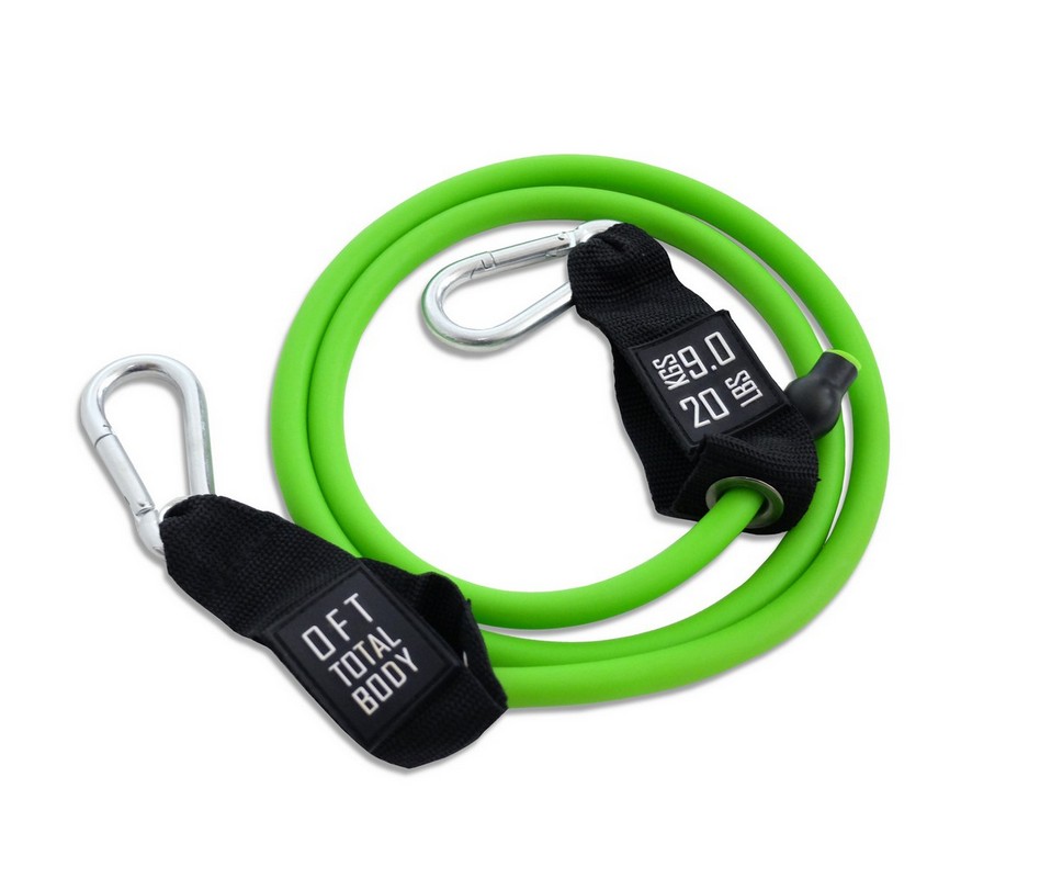 Эспандер Original Fit.Tools из натурального латекса с карабинами, сопротивление 20 lbs FT-ULTX-20