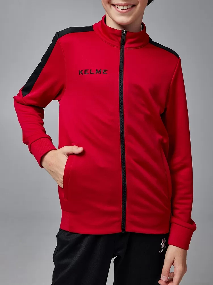 Детский спортивный костюм Kelme Tracksuit 3773200-611 Red\Black