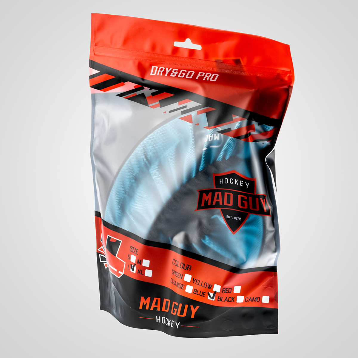 Чехлы для коньков Mad Guy Dry&Go PRO синий