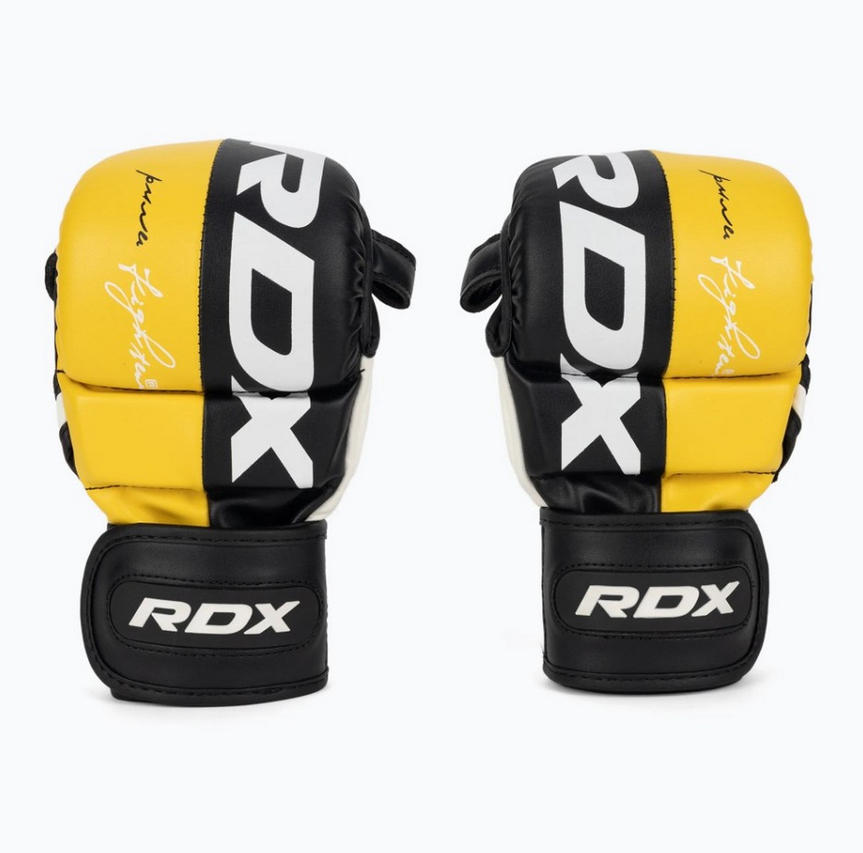 Перчатки тренировочные RDX Grappling T6 Plus GGR-T6Y+ желтый