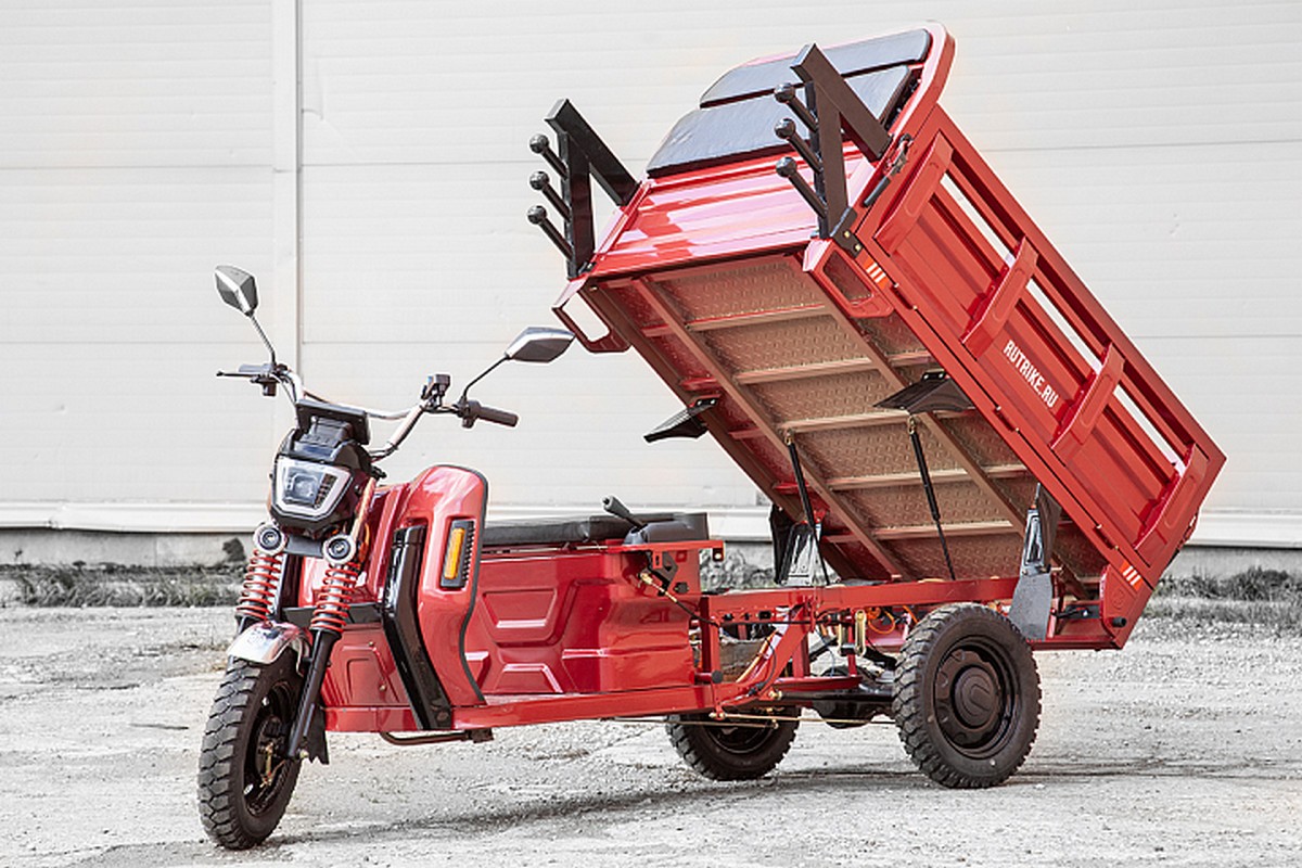 Грузовой электротрицикл RuTrike Антей Pro 1500 60V1200W 024455-2791 темно-синий матовый