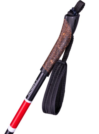 Палки Vuokatti Black/Red гибрид 35/65
