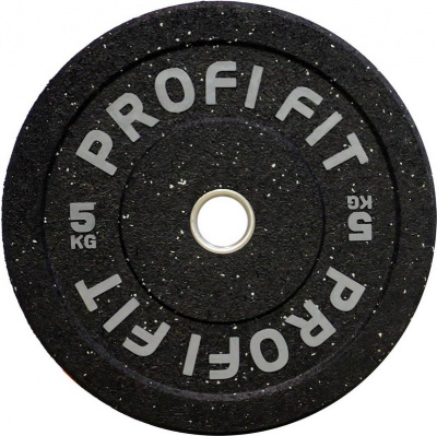 Диск для штанги Hi-Temp с цветными вкраплениями, d51 5кг Profi-Fit