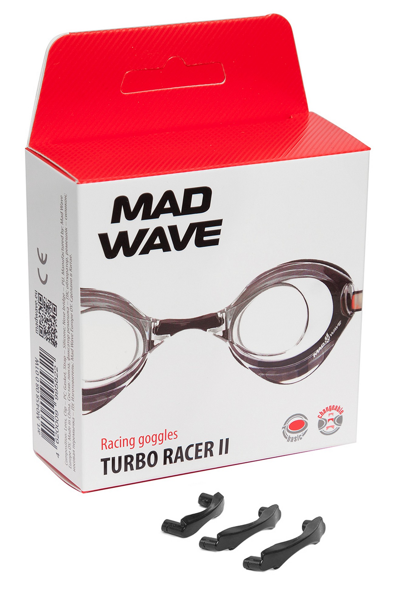 Стартовые очки Mad Wave Turbo Racer II M0458 08 0 01W
