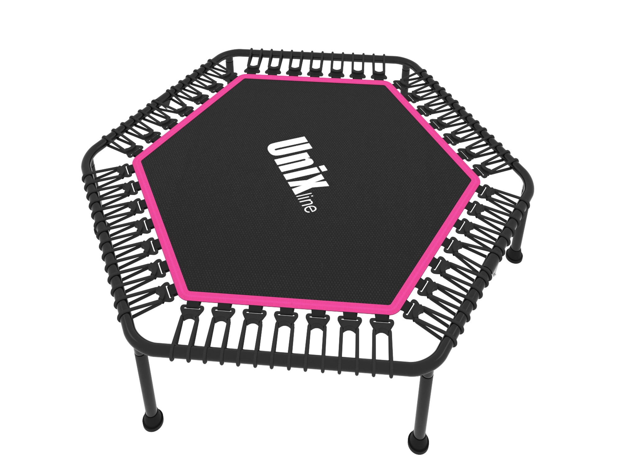 Батут Unix Line FITNESS Lite TR130FITWHP Pink (130 cm)