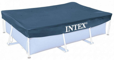Тент для прямоугольного каркасного бассейна 460х226см intex 28039