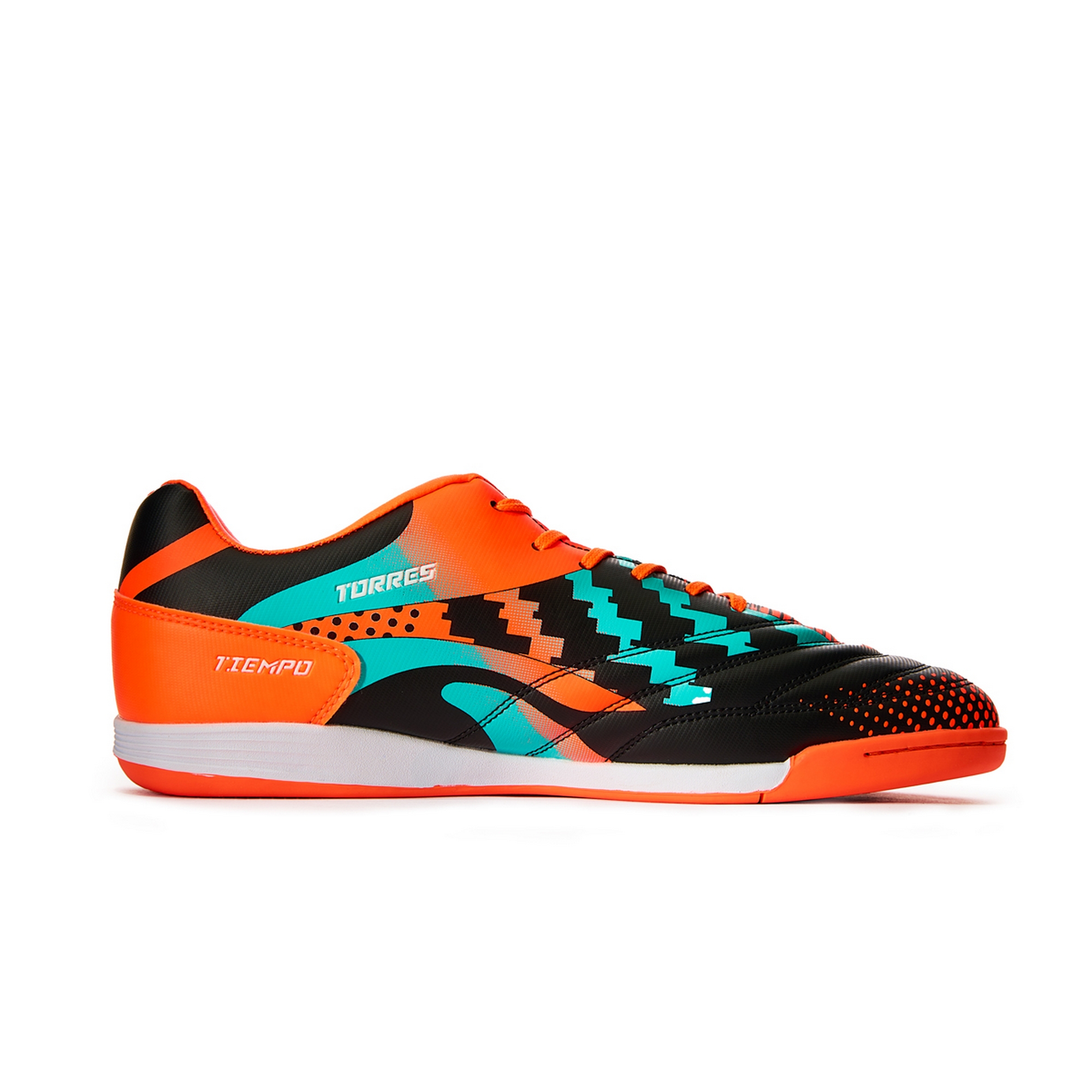 Бутсы зальные Torres TIEMPO TS134236-417 оранжево-бирюзовый
