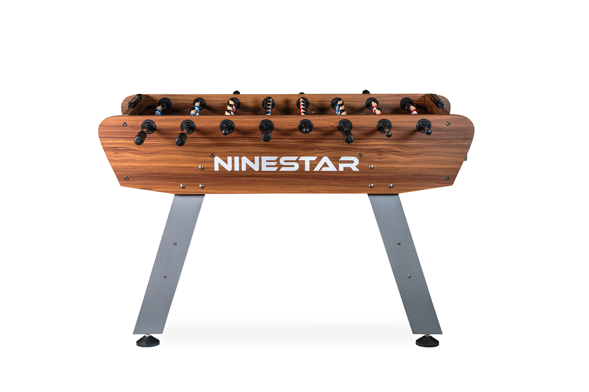 Настольный футбол 140х73х88см NineStar PlayOff коричнево-серый