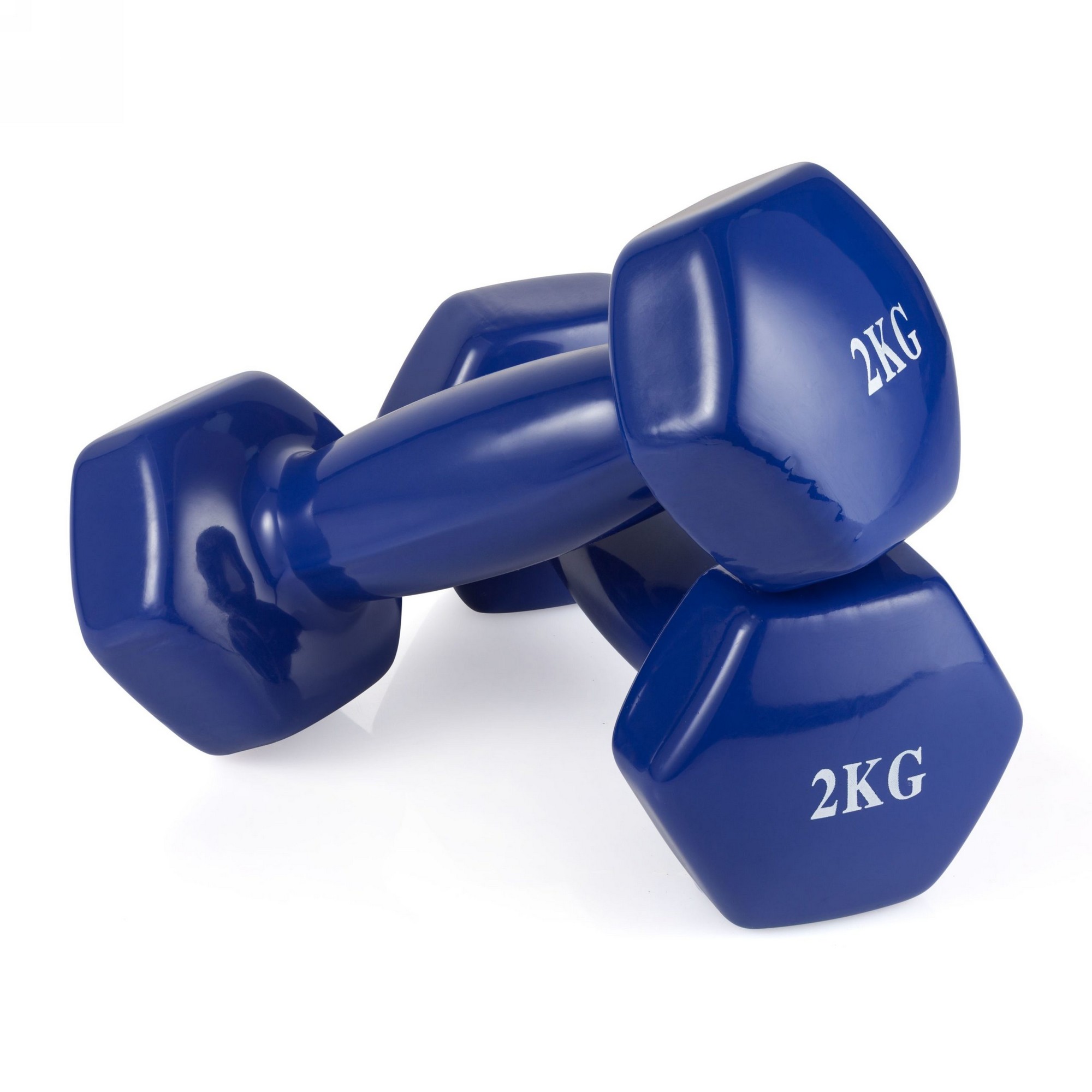 Гантель неразборная 2 кг винил VictoryFit VF-DV020
