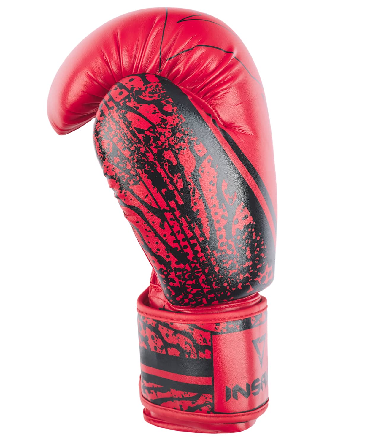 Перчатки боксерские Insane ODIN, ПУ, красный, 14 oz