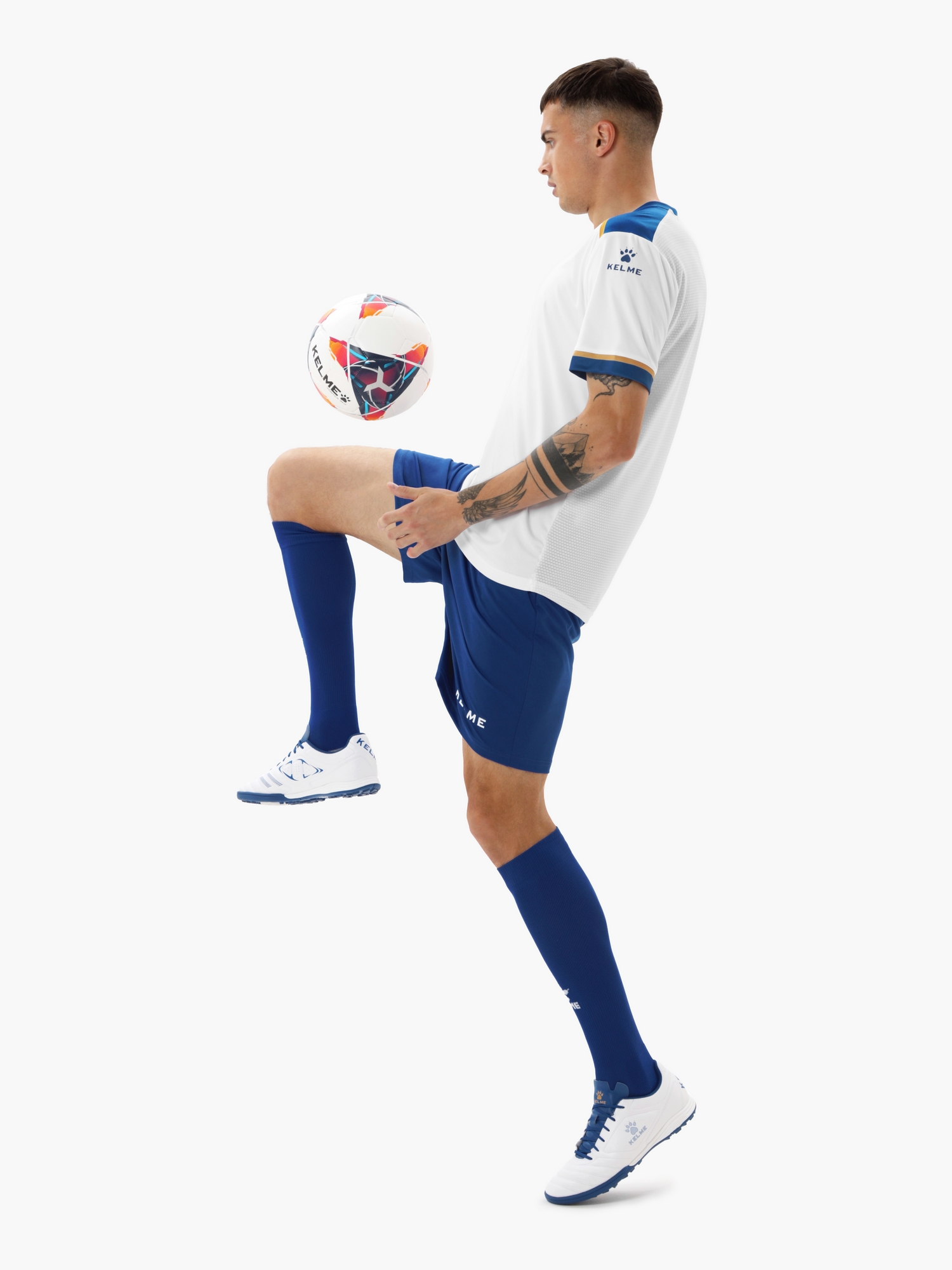 Футбольная форма Kelme Football Suit 8351ZB1158-104 White\Blue