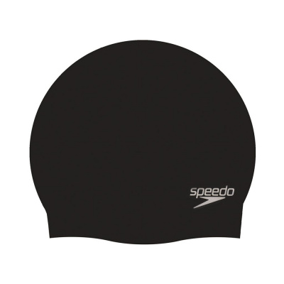 Шапочка для плавания Speedo Plain Molded Silicone Cap 8-709849097 черный