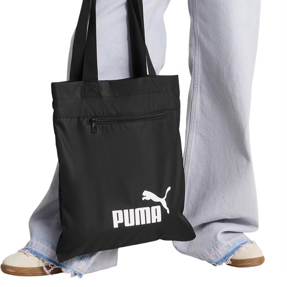 Сумка шоппер, 40х34х8см, полиэстер Puma Packable Tote 09117201 черный