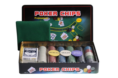 Набор для покера Partida Holdem Light на 300 фишек с номиналом