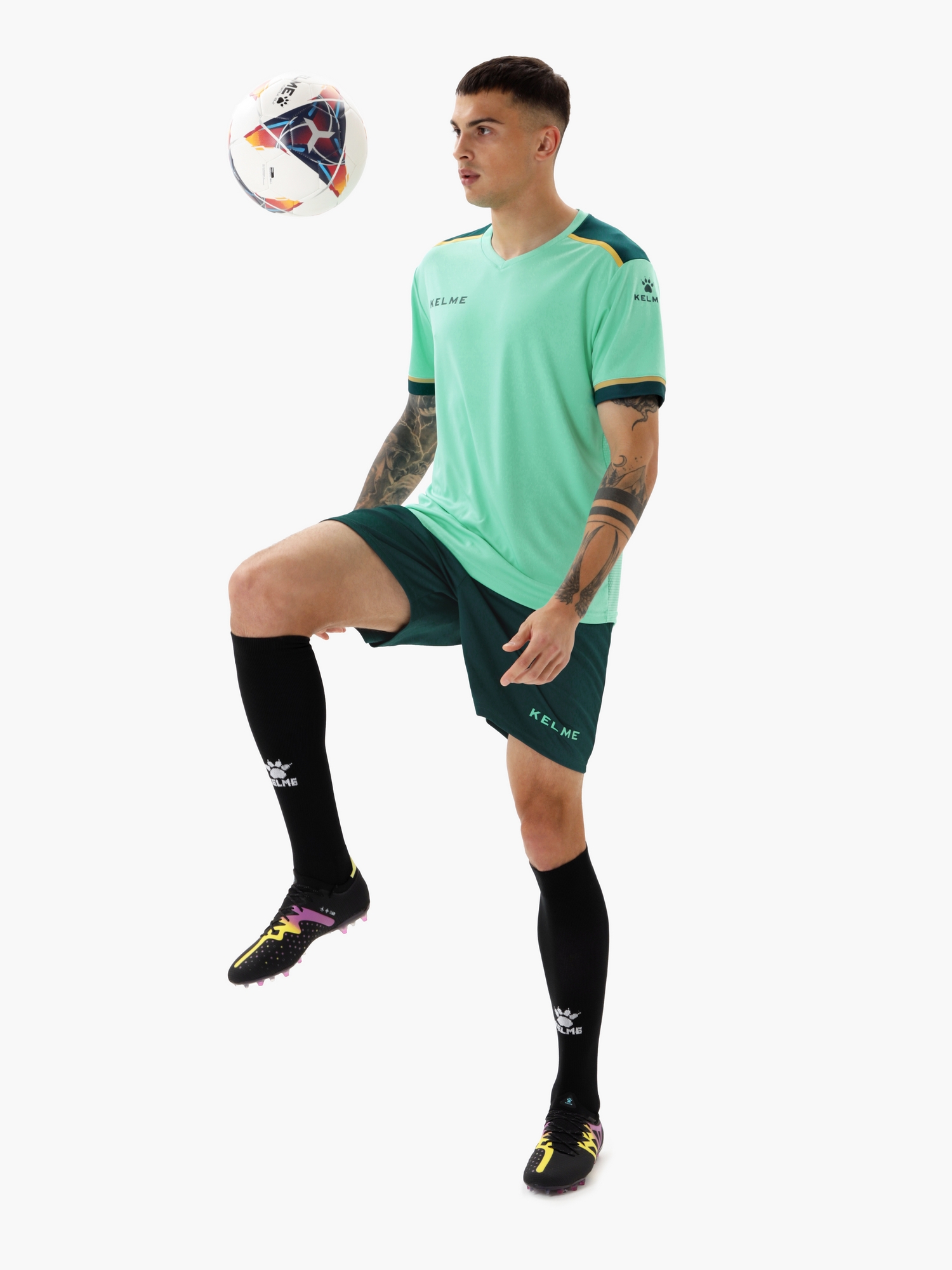 Футбольная форма Kelme Football Suit 8351ZB1158-328 Tea\Blue-green