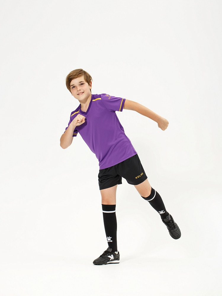 Детская футбольная форма Kelme Football Suit 8351ZB3158-510 Violet\Black