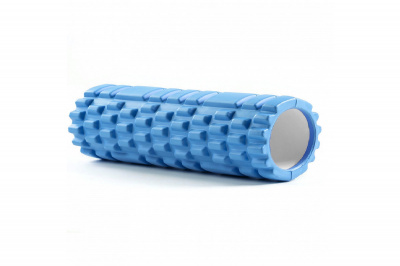 Ролик для йоги 30х10см Sportex E45950 голубой