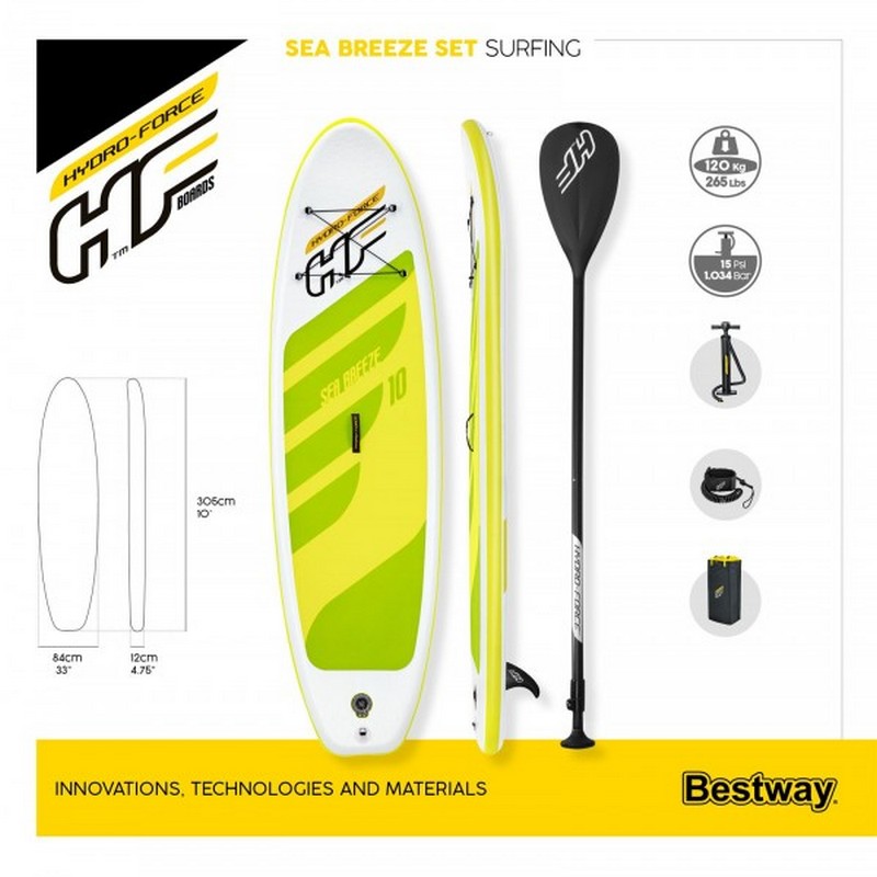SUP-доска 305х84х12 см Bestway "Sea Breeze" 65340 BW