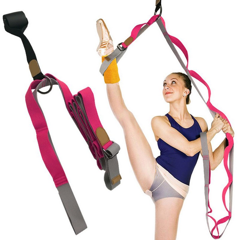 Эспандер Sportex для растяжки - йога лента Profi 3м B34480 розовый